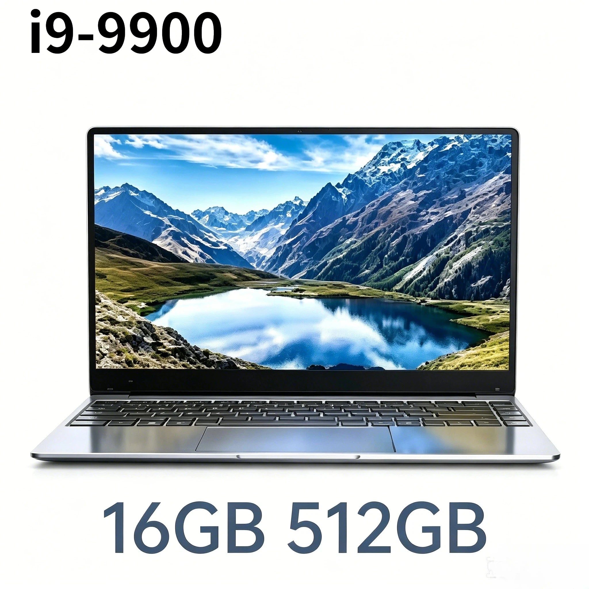 2026 NEW 14.1 Inch Ultra Slim Laptop Intel Core i9 9900 32GB RAM 2TB SSD Windows 11 Gaming Gamer Office Notebook 1920x1080 Pro