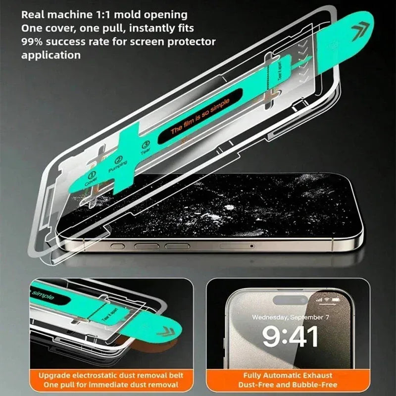 Matte Privacy Screen Protector for iPhone - Anti-Glare Tempered Glass Tidesmit