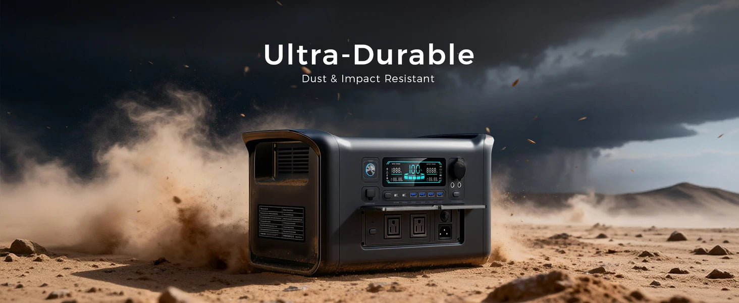 CTOLITY AP200 AP1000 Black style 200W/1800W Portable Power Station 192Wh/1024Wh 60000mAh/320000mAh LiFePO4 Battery Solar Generator UPS Function Emergency Power Supply for Camping Outdoor