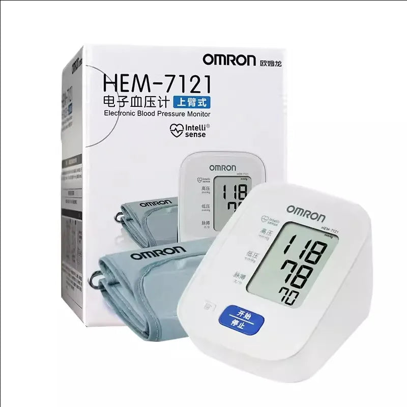 Omron HEM-7121 Blood Pressure Monitor Upper Arm Sphygmomanometer bp machine Household Use accurate Blood pressure Medical device