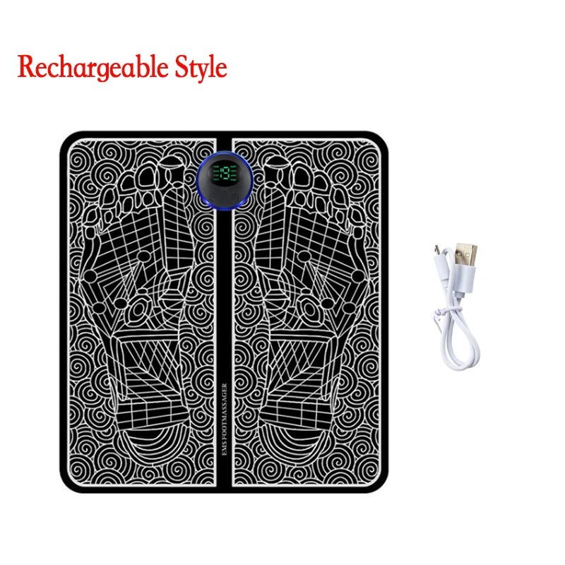 Electric Foot Massager Mat for Deep Tissue Muscle Relief - 5 Variants Body Shaping Massage Equipment type 1 Tidesmit
