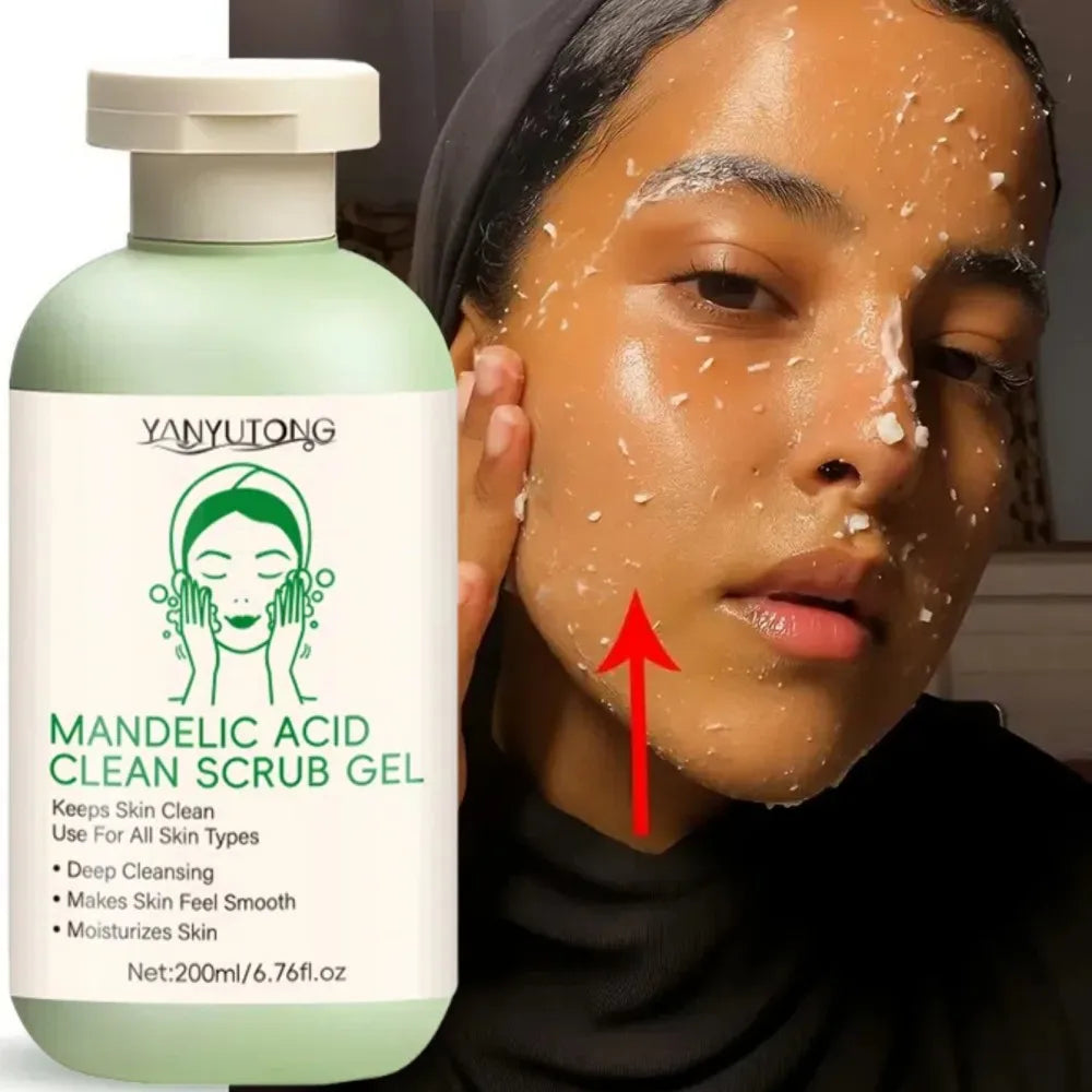 Exfoliating Facial Scrub | Aloe Vera Deep Pore Cleansing Gel 100ml Scrubs Treatments Tidesmit