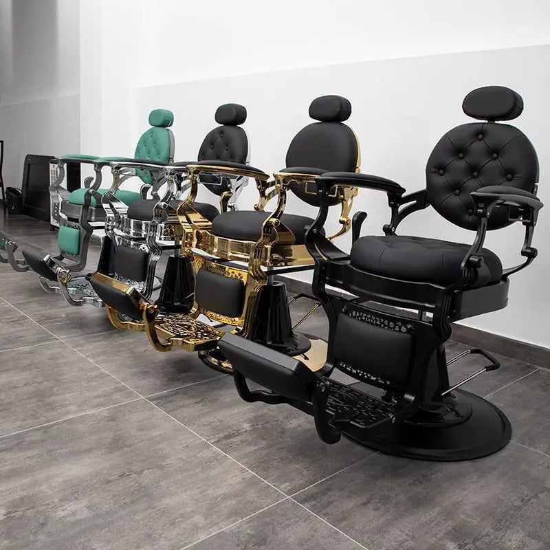 Professional Reclining Barber Chair for Hair Cutting and Shaving Massage Chairs Tidesmit