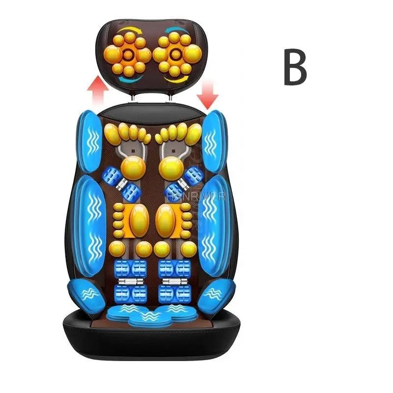 Full Body Electric Massage Chair - Deep Tissue Physiotherapy Brown Massage Chairs Tidesmit