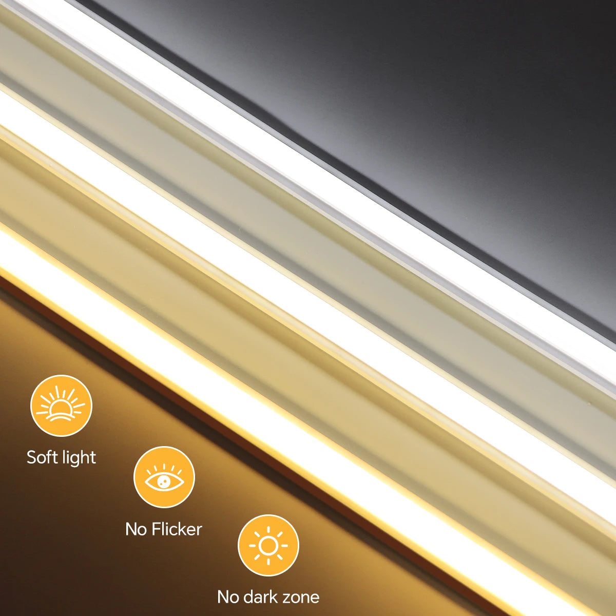 Super Bright 220V COB LED Strip with Switch FOB Tape Ribbon EU Plug 2M 5M 30M 25M 20M 15M 10M LED Lights For Kitchen Room Decor