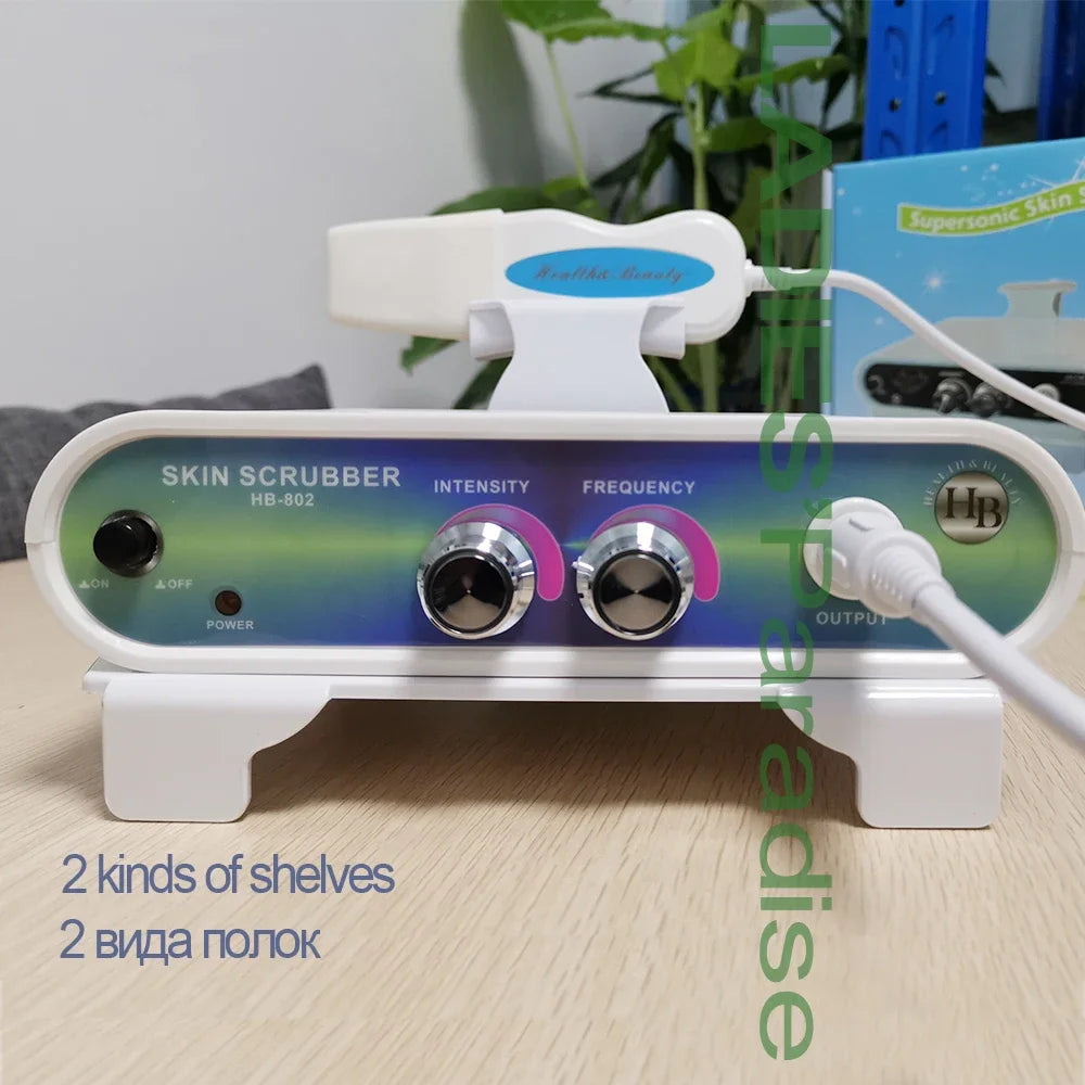 Ultrasonic Facial Skin Scrubber | Deep Pore Exfoliator & Spa Tool Scrubs Treatments Tidesmit