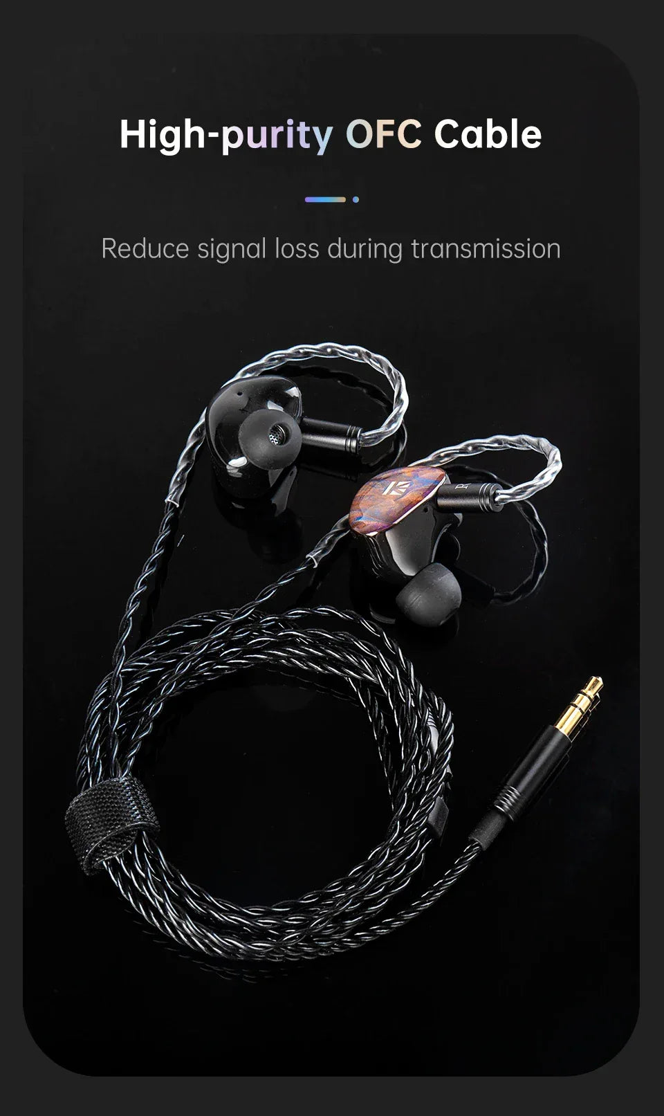 Dual Dynamic Driver Bone Conduction IEM Earphones by Tidesmit Tidesmit