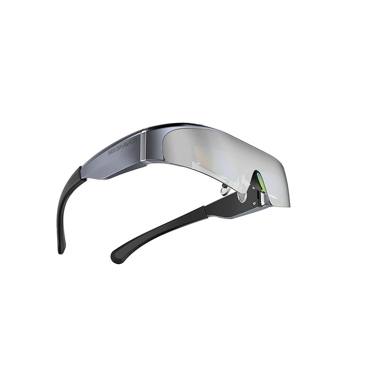 VR Headset 3D Smart Glasses | HD Spatial Display - Black black Tidesmit