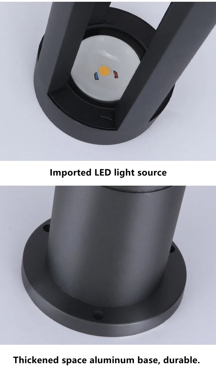 Outdoor LED Lawn Light Waterproof IP65 Aluminum Profile Villa Square 85~265V 7W Street Lamp For Family Courtyard Decoration