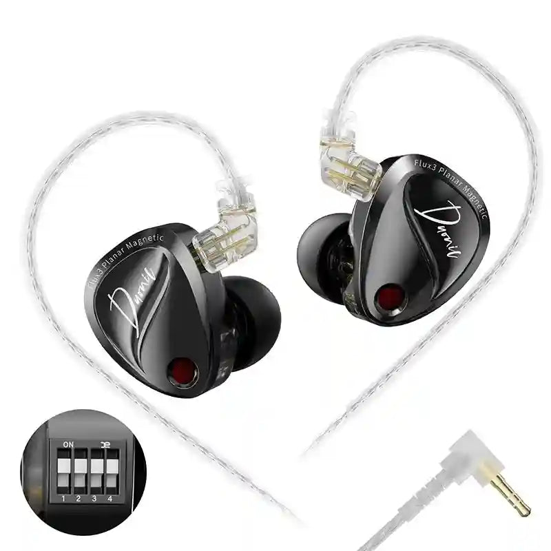 Planar Magnetic IEMs - Wide Soundstage Studio Monitor Wired Earphones DuonicTuningnomic China Mainland Tidesmit