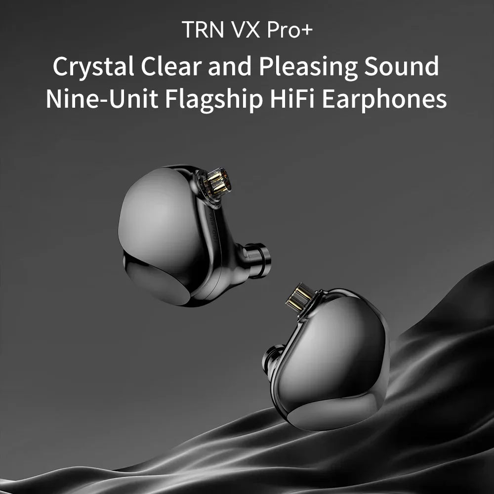 Tidesmit 9-Driver Hybrid In-Ear Monitors | HiFi Wired Noise-Isolating Earphones Tidesmit