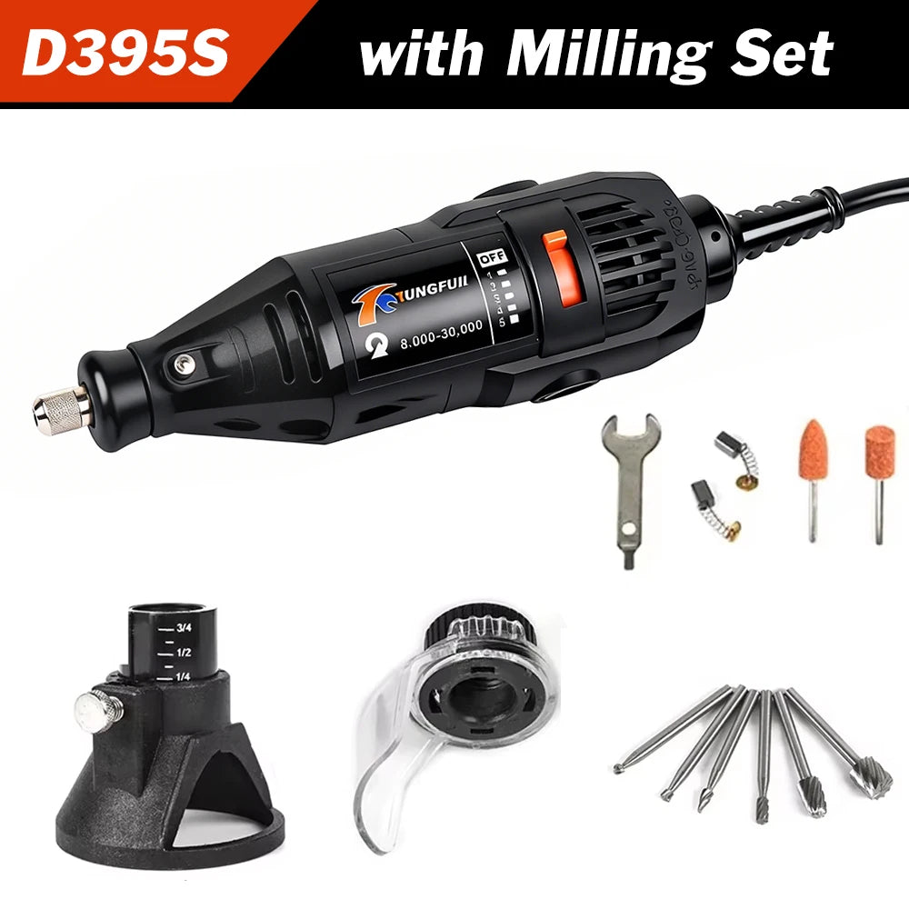Mini Electric Drill Engraver Machine, Dremel Rotary Tools, Engraver Grinder Compatible with Power Tools, Accessories, 220V