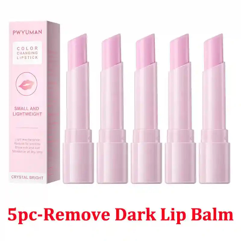 Lip Treatment for Dark Pigmentation - Moisturizing Exfoliator (1-5 Pcs) Lip Care 5 pcs Tidesmit