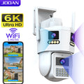 JOOAN 6K Three Lens PTZ IP Camera Outdoor Three Screen 5G WiFi Ai Tracking IP66 Waterproof CCTV Video Security Camera