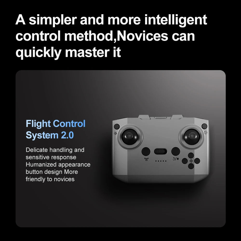 4K Camera Drone: Foldable Wide Angle WiFi Quadcopter for Beginners Tidesmit