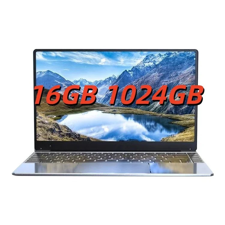Chic 14.1 Inch Laptop Intel 4405U,120Hz FHD IPS Screen,32GB RAM 2TB SSD,5000mAh Battery Backlit Keyboard