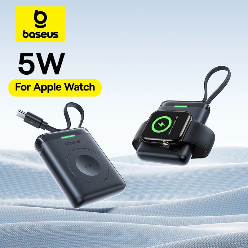 Magnetic Apple Watch Charger | Fast USB-C Cable | Qi Certified Tidesmit