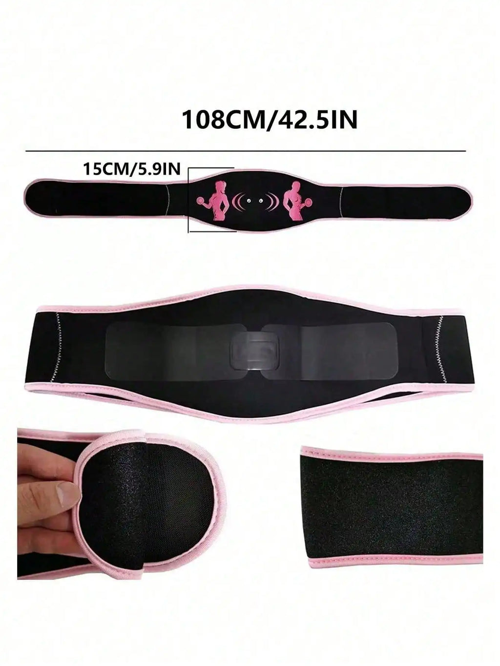 Portable Deep Tissue Massage Gun - Pink Percussive Therapy Device Fascia Gun Tidesmit