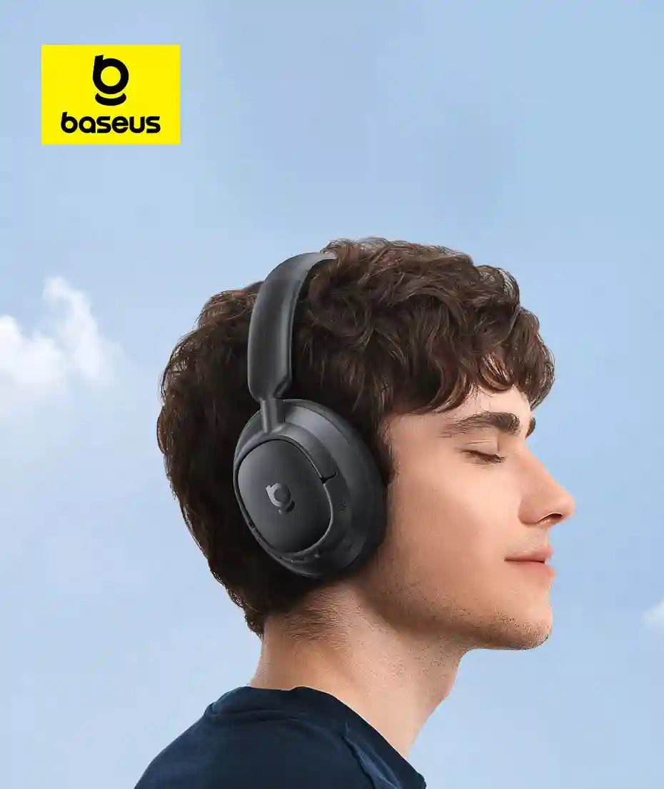 Wireless Headphones with Active Noise Cancellation & 120H Battery Tidesmit