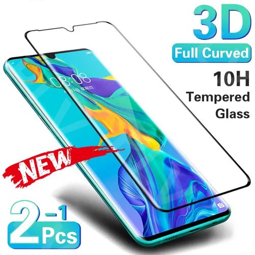 3D Curved Tempered Glass On The Screen Protector For Huawei P30 Pro P40 P20 Lite Tempered Glass For Huawei Mate 20 Pro 30 Lite - Tidesmit