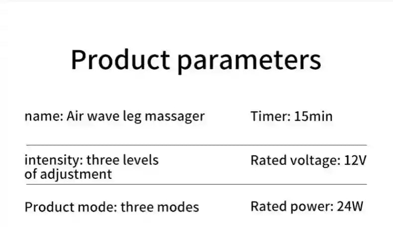 Leg Air Compression Massager - Deep Tissue Recovery Device Massage Roller Tidesmit