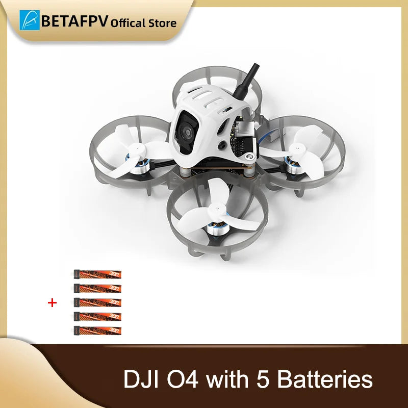 Meteor65 Pro Brushless Whoop Drone | DJI O4 System | Tidesmit DJI O4 5 batteries Tidesmit