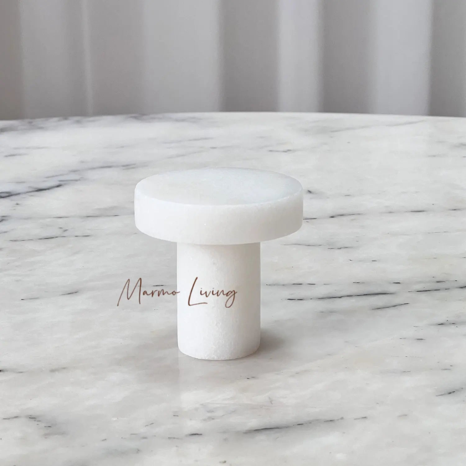 Natural Marble Coat Hook Italian Luxury Entryway Wall Hook Door Handle Marble Knob Designer Villa Creative Home Decor