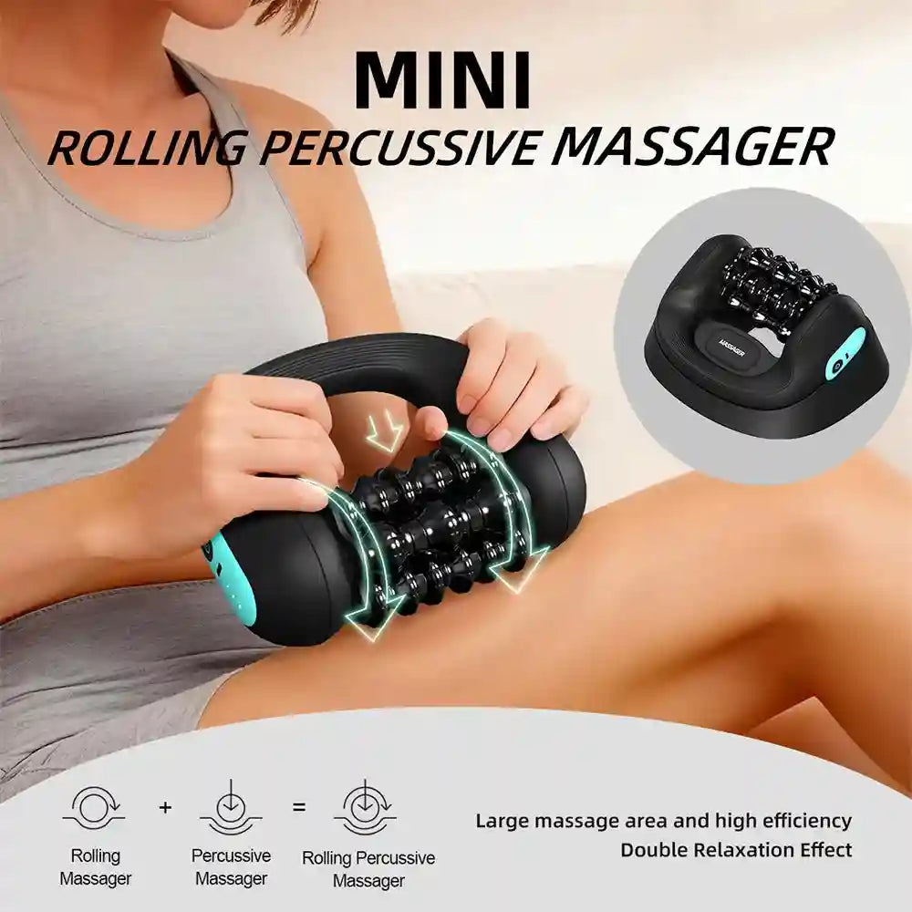 Electric Massager for Muscle Recovery | 3-Speed Portable Tool | Tidesmit Massage Roller Tidesmit