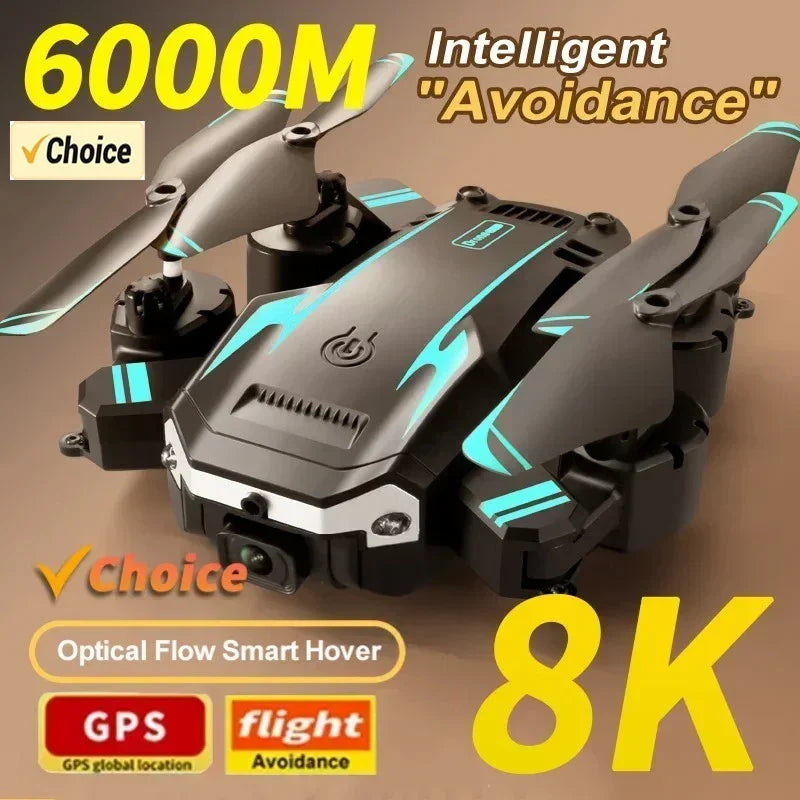 8K GPS Camera Drone Foldable Quadcopter with Obstacle Avoidance Tidesmit