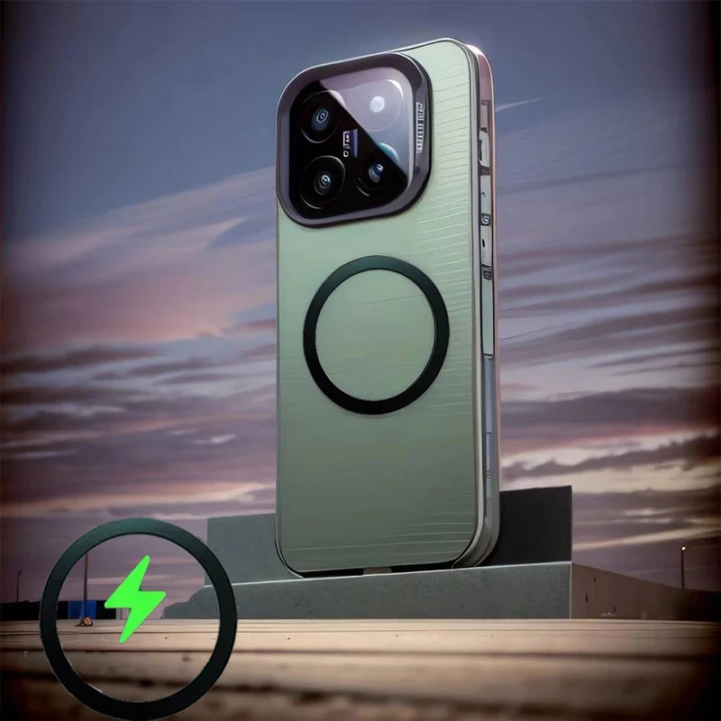 MagSafe Wireless Charging Case for Xiaomi 15 Pro - Matte Shock-Absorbing Cover Tidesmit
