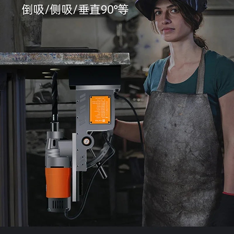 Magnetic Twist Bench Machine Electric Bench Drilling Rig Machine for Engineering Steel Structure 220V LY TN18RE