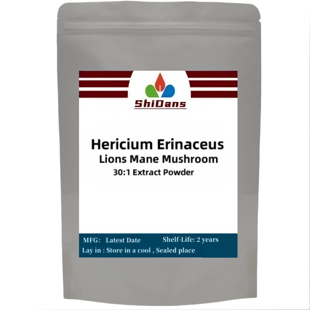 Customized Proportion Lions Mane Mushroom Extract Powder Packaging Bulk Hericium Erinaceus Out Packing Aluminum Foil Bag