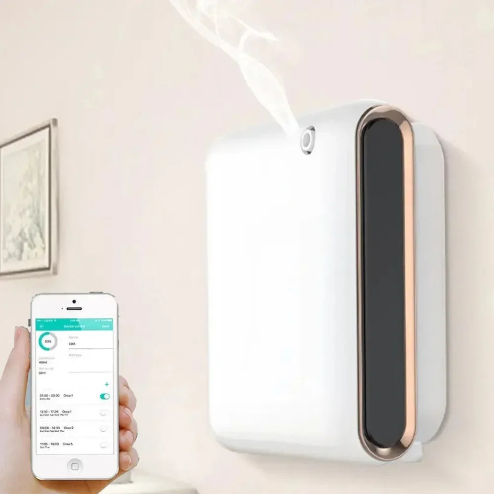 Waterless Essential Oils Diffuser Bluetooth Smell Distributor Smart Scent Air Machine Electric Smell for Home Freshener Device