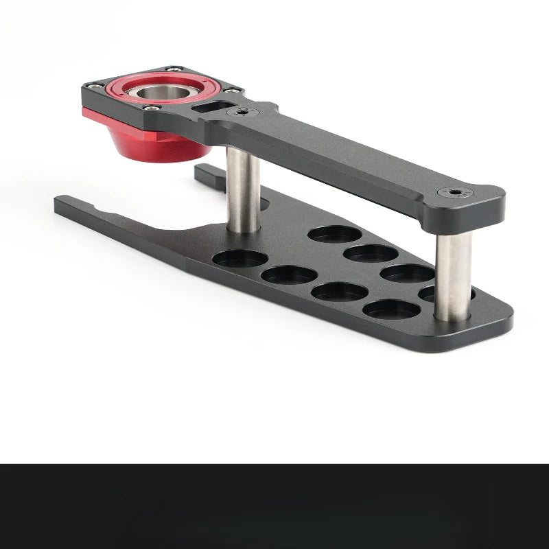 Multifunctional Flat Vertical Drilling Jig Precision Dowel Locator for Pegboard MFT Workbench Woodworking Hole Opening Tool