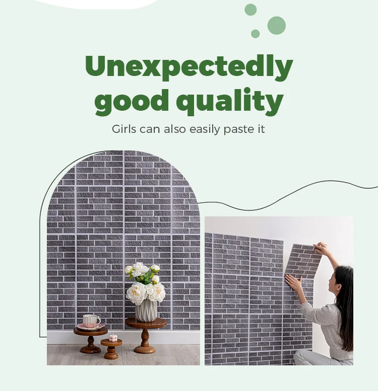 10/20Pcs Peel and Stick Tile Backsplash Thicker Design Marble Tiles 12"X12" Stick on Backsplash Self Adhesive Tiles for Any Room