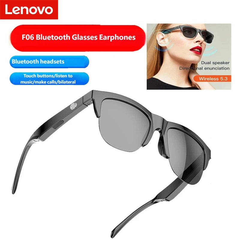 Bluetooth Smart Glasses with Spatial Audio - Black Matte Finish Tidesmit