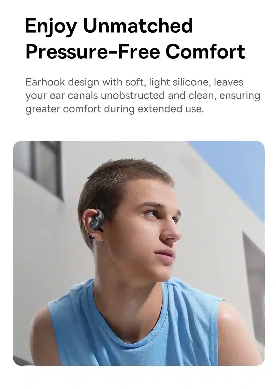Tidesmit Open Ear Wireless Headphones - Waterproof Sport Earbuds Tidesmit