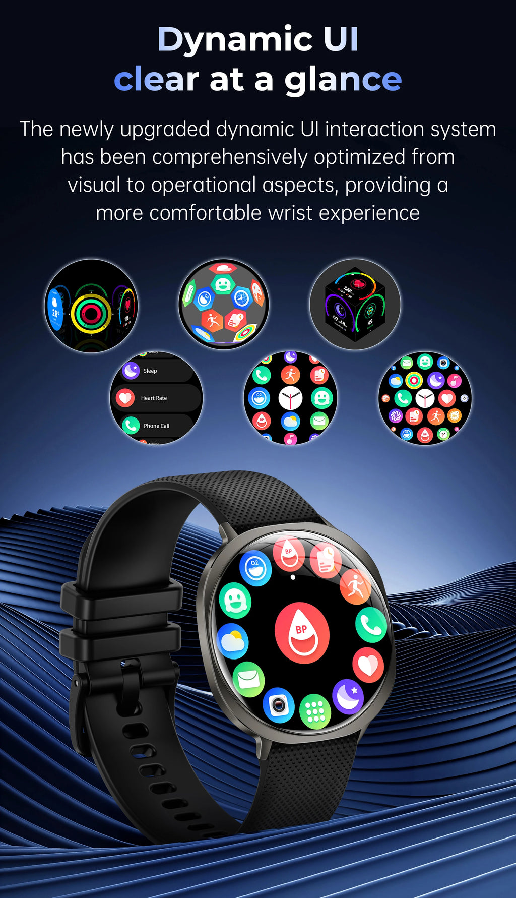 New  Round Curved Screen M301 Smart Watch Flashlight Health Tracking Fitness Sports Modes IP68 Waterproof Smartwatch Men Women