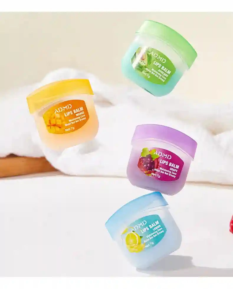 Fruit Lip Balm Set - 8pcs Moisturizing Lip Treatment for Dry Lips Lip Care Tidesmit