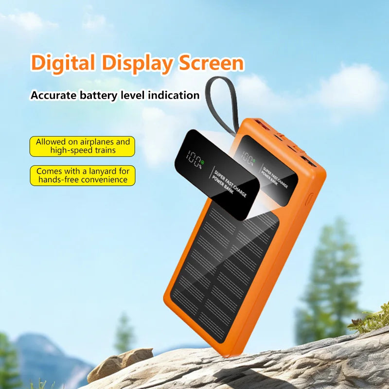 Tidesmit 200000mAh Portable Charger - High Capacity Fast Charging Power Bank Tidesmit