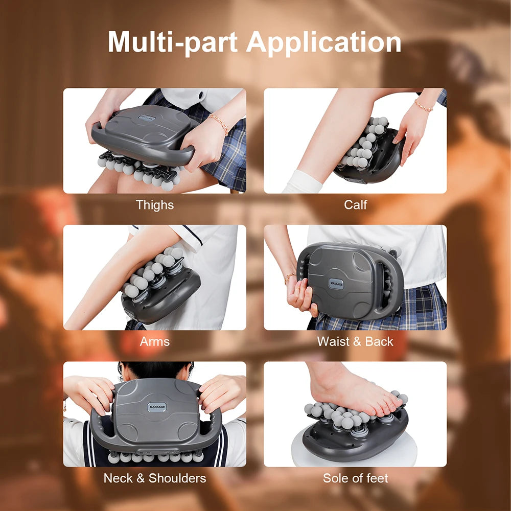 Deep Tissue Massage Gun | 42-Head Percussive Therapy Device - Tidesmit Fascia Gun Tidesmit