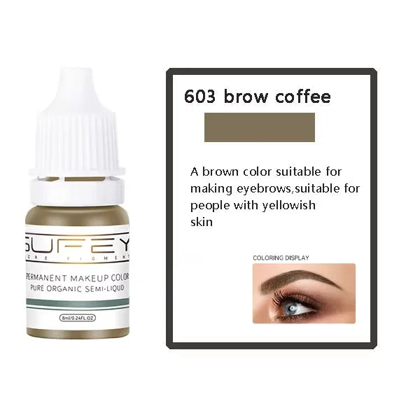 Microblading Pigment 8ml - Professional Permanent Makeup Brow Ink Permanent Makeup Machines Tidesmit