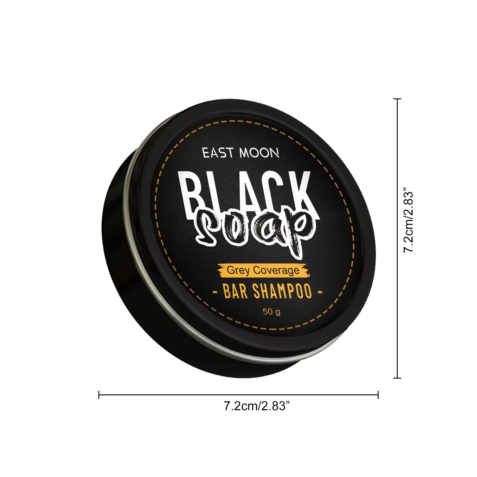 Men's Black Hair Soap Hair Darkening Soap Shampoo Bar Fast Effective Repair Gray White Color Dye Hair Body Natural Organic