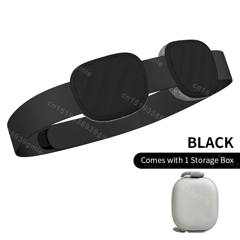Adjustable 3D Sleeping Eye Mask - Ergonomic Light Blocking Aid Black Tidesmit