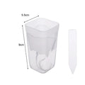 Transparent self-watering planter 5.5x9cm with separate inner piece for reservoir