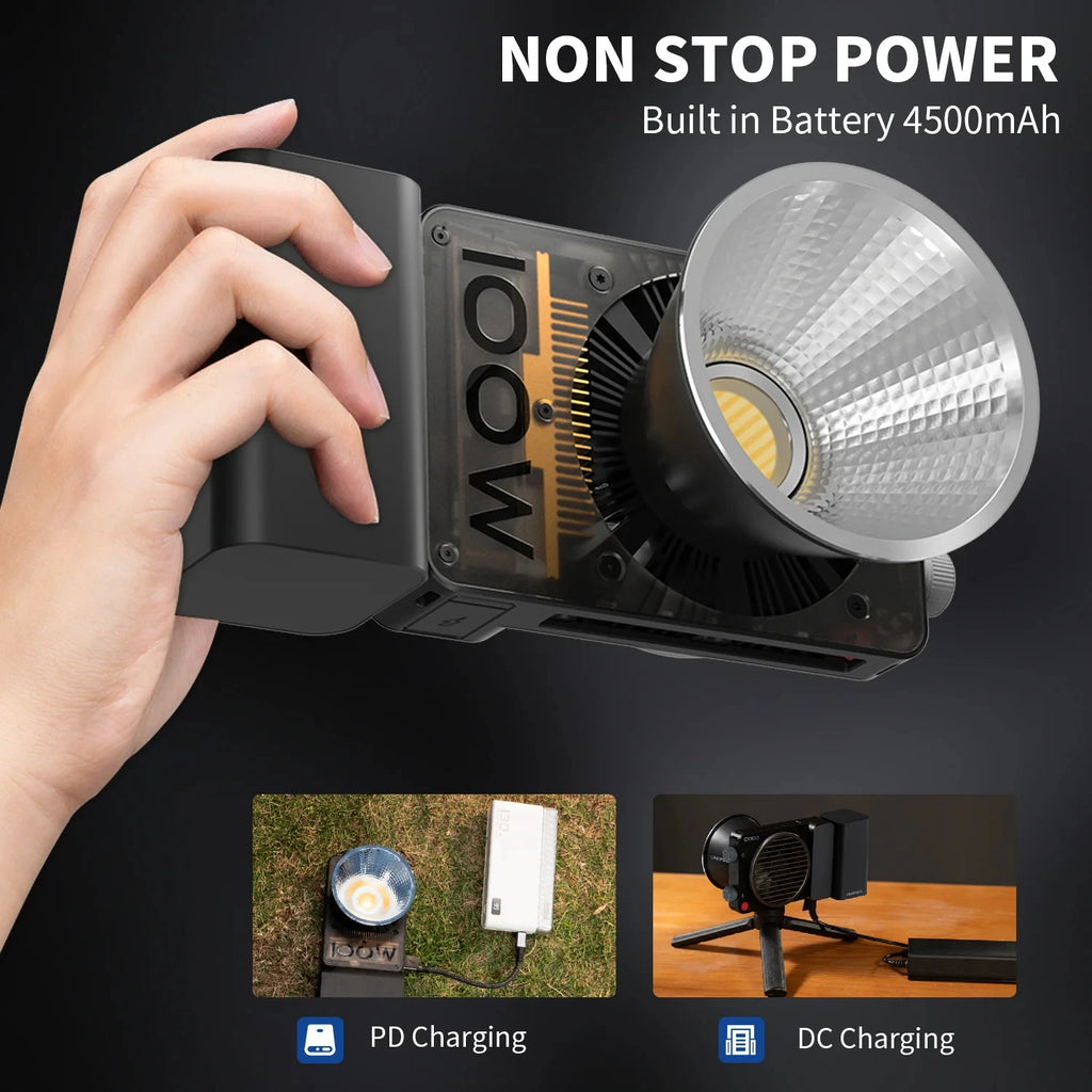 ZHIYUN CINEPEER CX100 100W Pocket COB LED Light for Content Creation Tidesmit