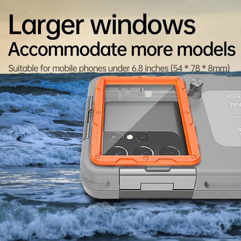 Waterproof Snorkel Phone Case: Military-Grade Protection for iPhone Tidesmit