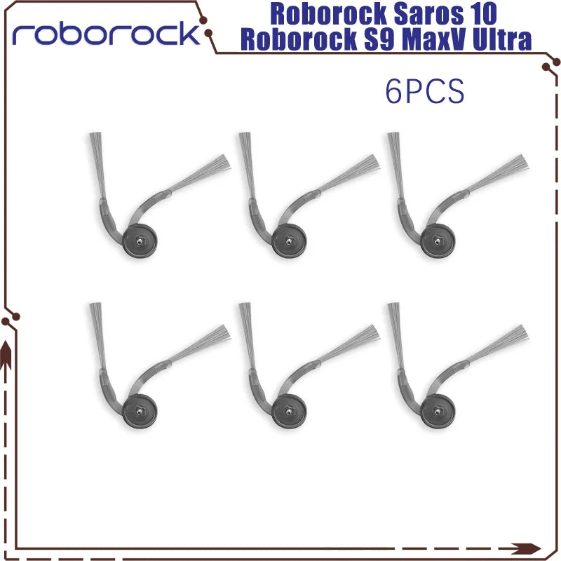 Tidesmit replacement parts kit for Roborock Saros 10 and S9 MaxV Ultra including roller, side brush, and HEPA filter