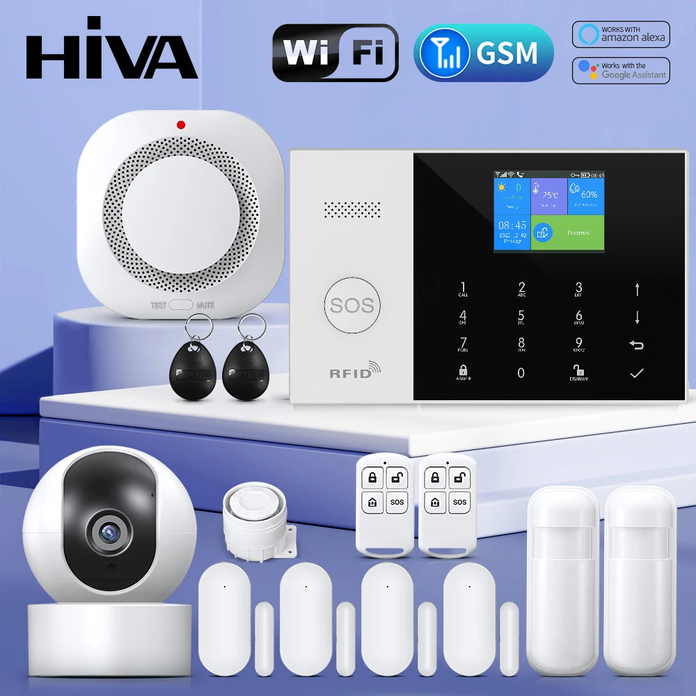 Wireless Home Alarm System with WiFi App Control & Smart Integration Tidesmit