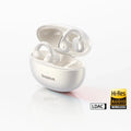 Baseus MC1 Pro Ear Clip Wireless Earphones Bluetooth 6.0 Hi-Res Ultra Open Earbuds earrings 4-Mic ENC Clip on ear buds Headphone Stellar White Tidesmit